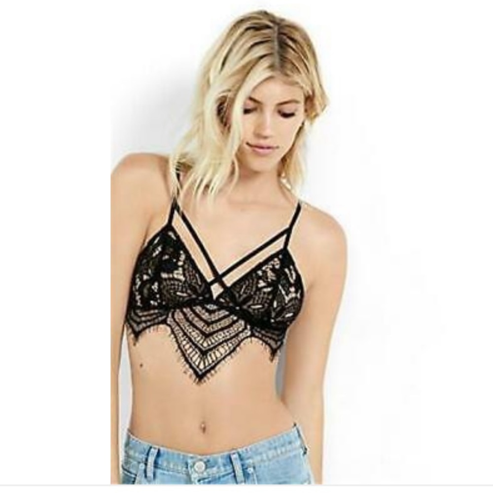 Express lace bralette
